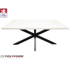 Jídelní stůl s deskou a kovovým rámem