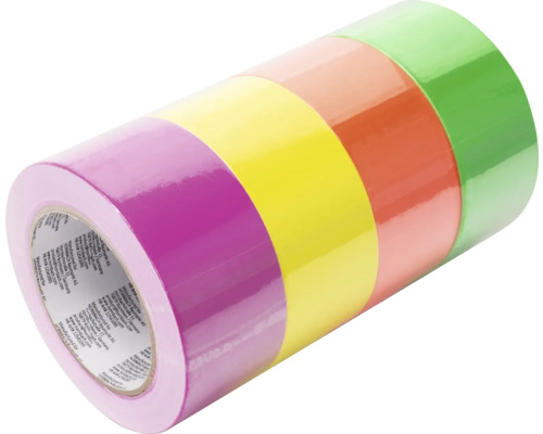 Role izolační pásky v různých barvách