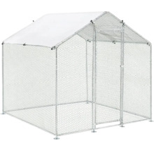 Volně stojící kurník s pletivem a střechou