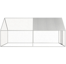 Králičí bouda se střechou