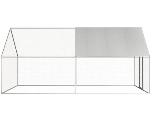 Králičí bouda se střechou