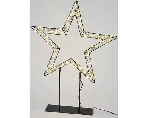 Dekorativní hvězda s osvětlením do interiéru