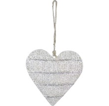 Ozdobný přívěsek ve tvaru srdce se šňůrkou na zavěšení