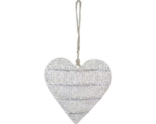 Ozdobný přívěsek ve tvaru srdce se šňůrkou na zavěšení