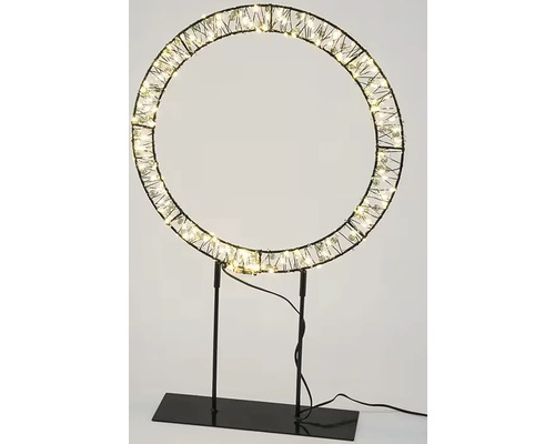 Dekorativní světelný oblouk se stojanem a teplými bílými světly pro interiérovou dekoraci