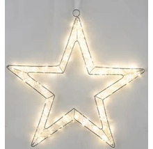Osvětlená hvězda k dekoraci