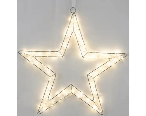 Osvětlená hvězda k dekoraci