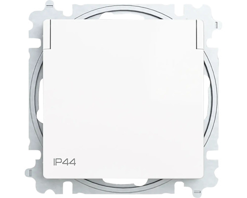 Zásuvka ABB 6619T-A06995 500 Zoni IP44 bílá s klapkou Spínací vložka IP44