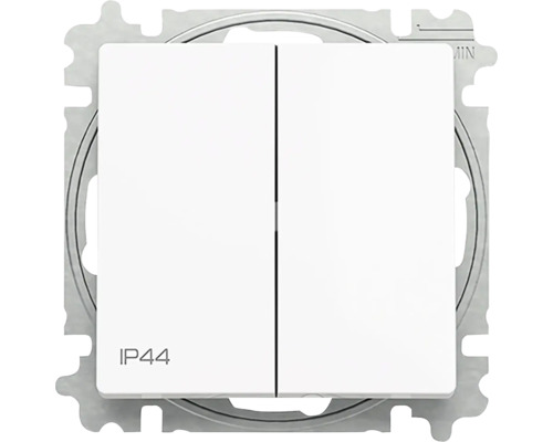 Dvojitý vypínač s krytím IP44