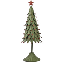 Dekorativní kovový vánoční stromek s hvězdou