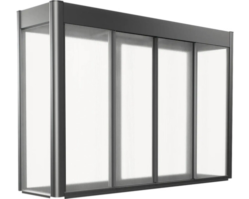 Zastřešení s transparentními plastovými deskami