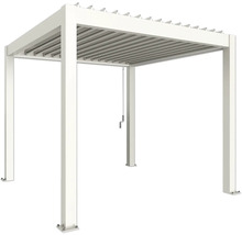 Volně stojící zastřešení terasy s lamelovou střechou