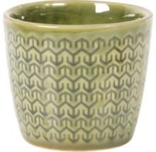 Dekorativní květináč z keramiky s geometrickým vzorem