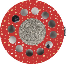 Hračka pro kočky se škrabadlem a hrou s míčem