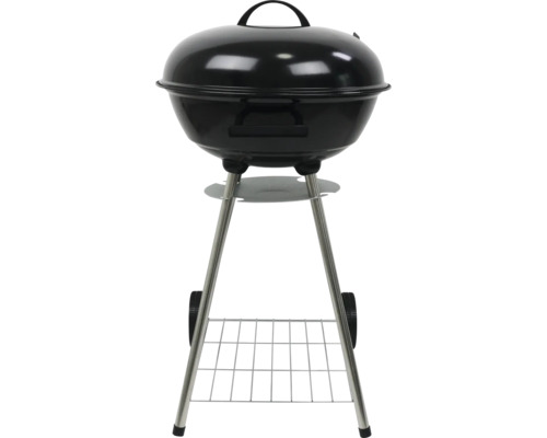 Gril na dřevěné uhlí Kettle Compact Ø 47 cm Kulatý gril s úložným prostorem a kolečky