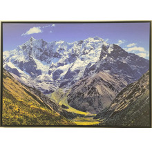 Nástěnný obraz s horským motivem v rámu