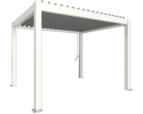 Volně stojící pergola s nastavitelnými lamelami pro stínění