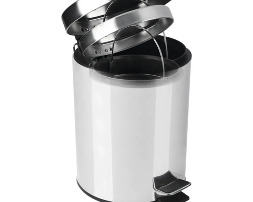 Kovový odpadkový koš s vyjímatelnou vnitřní nádobou