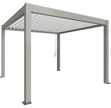 Volně stojící pergola s nastavitelnými lamelami do zahrady