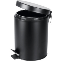 Otevřený kulatý odpadkový koš s pedálem