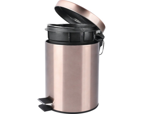 Kovový odpadkový koš s vyjímatelným vnitřním košem