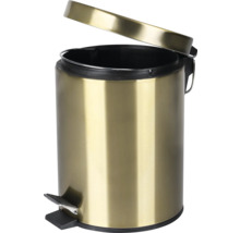 Kovový odpadkový koš s pedálem a otevřeným víkem