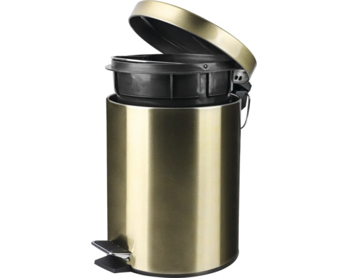 Odpadkový koš s pedálem a otevřeným víkem