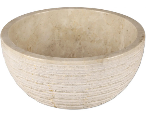 Umyvadlo na desku Differnz Alto mramor béžová 38 cm 36.102.42 Umyvadlo z přírodního kamene