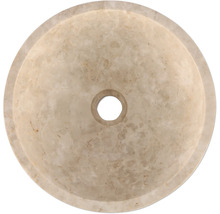 Kulaté umyvadlo na desku z přírodního kamene