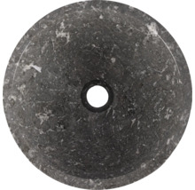 Kulaté umyvadlo na desku z přírodního kamene s odtokem