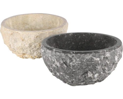 Dvě kamenná umyvadla