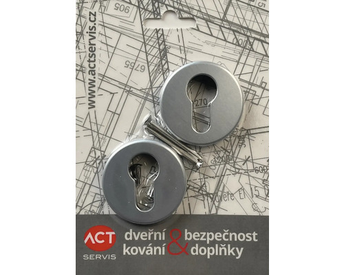 Kování dveří, rozetová sada se šrouby