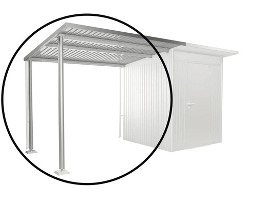 Kovový přístřešek pro zakrytí vozidel