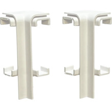 Dva rohovníky pro radiátorové trubky