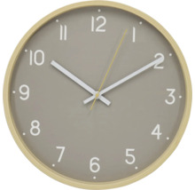 Kulaté nástěnné hodiny s ciferníkem a ukazatelem času