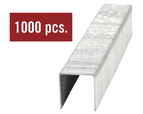 Kovové sešívací sponky, 1000 kusů