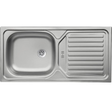 Nerezový dřez s odkapávací plochou