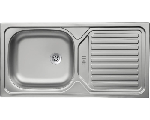 Nerezový dřez s odkapávací plochou