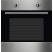 Vestavná trouba z nerezové oceli s regulátorem teploty a voličem funkcí