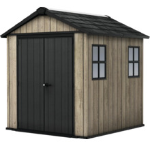 Zahradní domek s dvoukřídlými dveřmi a okny