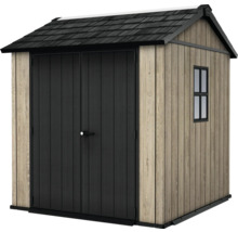 Zahradní bouda s dvoukřídlými dveřmi a oknem