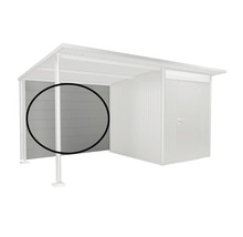 Boční stěna pro zahradní domek nebo přístřešek, ze dřeva