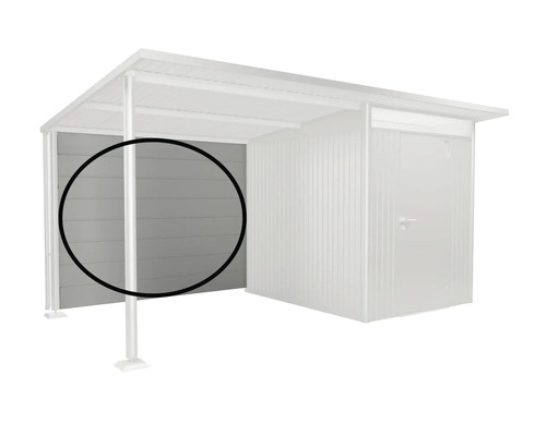 Boční stěna pro zahradní domek nebo přístřešek, ze dřeva