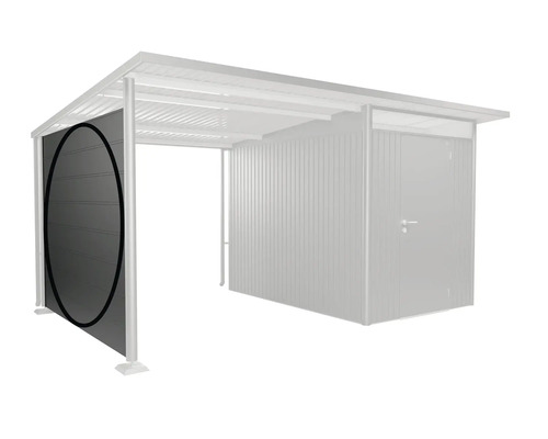 Boční stěnový prvek pro zahradní domek nebo přístřešek pro auto