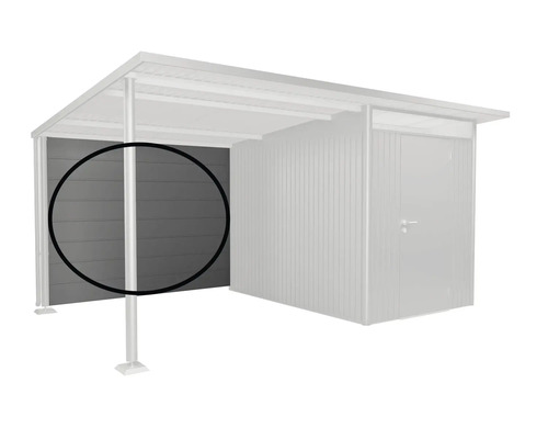 Boční stěna pro zahradní domek ze dřeva