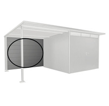 Boční stěna pro zahradní domek, šedá