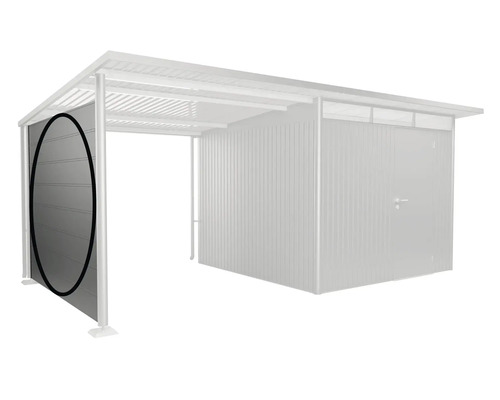 Obrázek zahradního domku s přídavnou stěnou