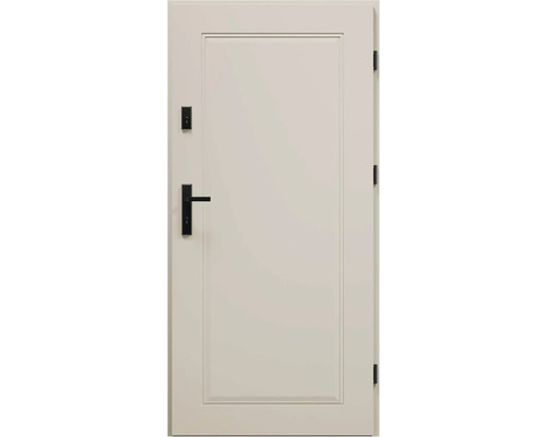 Bílé interiérové dveře s černou klikou