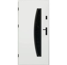 Bílé vchodové dveře se skleněnou vložkou