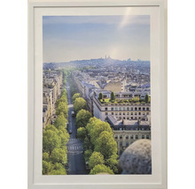 Zarámovaný obrázek s výhledem na Paříž, Francie